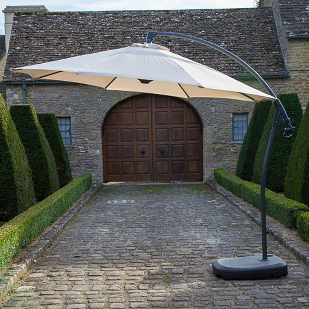 Bramblecrest- Gloucester 3m Cantilever - Sand Plastic Base & Cover - Alton Garden Centre 1 Bramblecrest- Gloucester 3m Cantilever - Sand Plastic Base & Cover - Alton Garden Centre