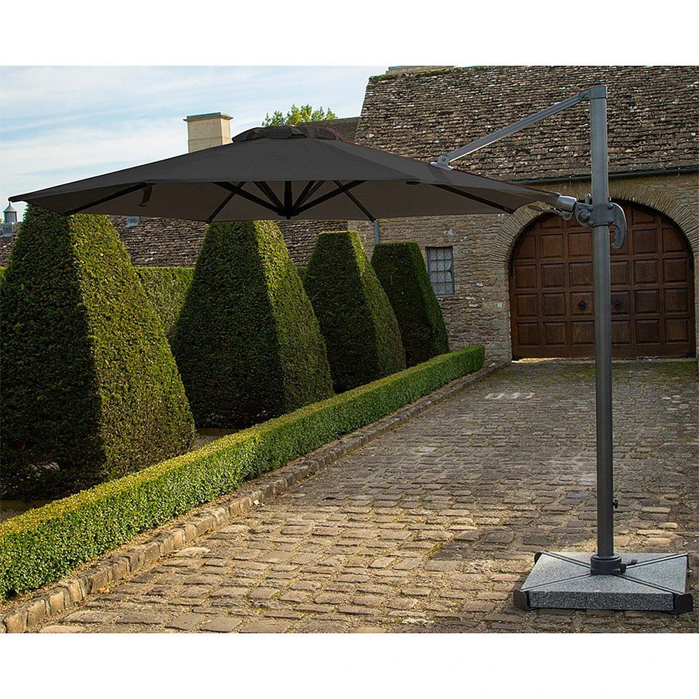 Bramblecrest - Chichester 3m Round Cantilever - Grey - Alton Garden Centre 1 Bramblecrest - Chichester 3m Round Cantilever - Grey - Alton Garden Centre