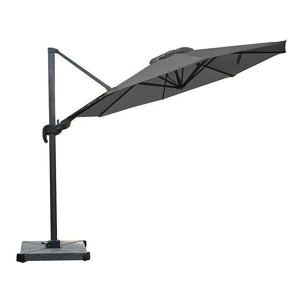 Bramblecrest - Chichester 3m Round Cantilever - Grey - Alton Garden Centre 2 Bramblecrest - Chichester 3m Round Cantilever - Grey - Alton Garden Centre - Image 2