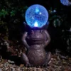 Smart Solar Gazing Frog - Alton Garden Centre
