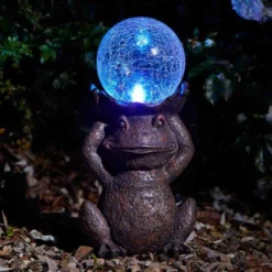 Smart Solar Gazing Frog - Alton Garden Centre