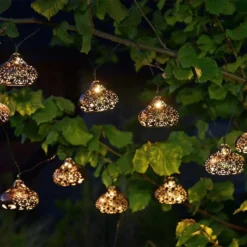 Smart Solar Maroc Lantern String Lights - Set Of 10 - Alton Garden Centre
