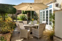 Hartman - Henley 6 Seat Round Dining Set With Lazy Susan - Alton Garden Centre -Garden Strimmers Shop 4500205031.L01