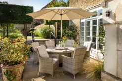 Hartman - Henley 6 Seat Round Dining Set With Lazy Susan - Alton Garden Centre