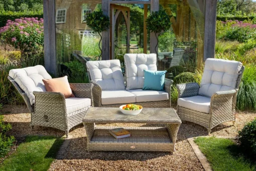 Hartman - Henley 2 Seat Reclining Lounge Set - Alton Garden Centre -Garden Strimmers Shop 4510205303.L01