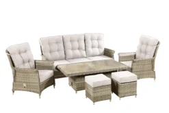 Hartman - Henley 3 Seat Reclining Lounge Set With Height Adjustable Table - Alton Garden Centre 7 Hartman - Henley 3 Seat Reclining Lounge Set With Height Adjustable Table - Alton Garden Centre -Garden Strimmers Shop 4510205403.S01