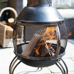 Leon Mesh Chimenea ~ Medium - Alton Garden Centre -Garden Strimmers Shop 56156 Leon Medium lifestyle 21
