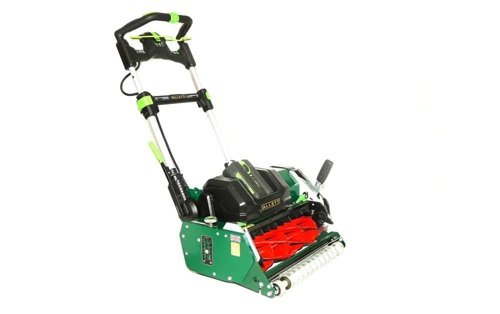 Allett Stirling 51 20" Battery Cylinder Mower With 5AH Battery & Rapid Charger - Alton Garden Centre 1 Allett Stirling 51 20" Battery Cylinder Mower With 5AH Battery & Rapid Charger - Alton Garden Centre
