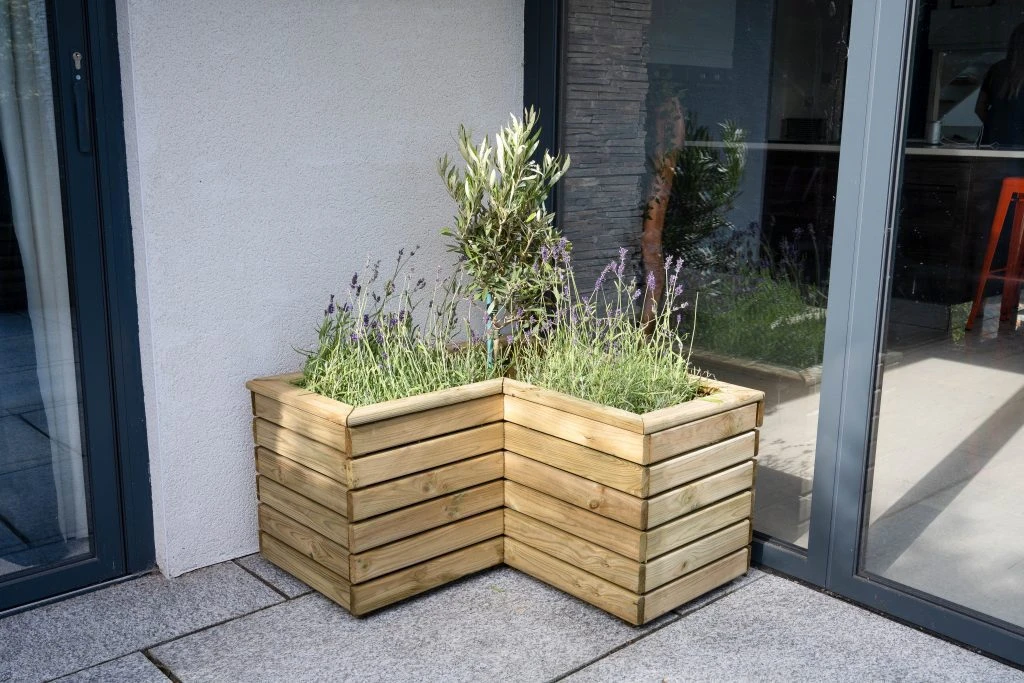Forest - Linear Corner Planter 0.8M - Alton Garden Centre 1 Forest - Linear Corner Planter 0.8M - Alton Garden Centre