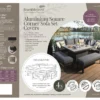 Cover: Bramblecrest - Aluminium Square Corner Sofa With Dual Height Table & 2 Benches Set Covers - Alton Garden Centre