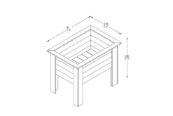 Forest - Deep Root Planter 1m - Alton Garden Centre 6 Forest - Deep Root Planter 1m - Alton Garden Centre -Garden Strimmers Shop DRPLANT1 4 1
