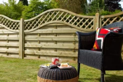 Forest - Pressure Treated Europa Prague Decorative Fence Panel 6ft - Alton Garden Centre