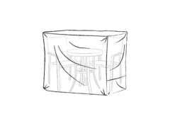 Cover: Bramblecrest - Aluminium Round Bistro Table Set Cover - Alton Garden Centre -Garden Strimmers Shop FC065RG Alt1