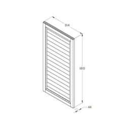 Forest - Lap Gate 6ft (1.82m High) - Alton Garden Centre -Garden Strimmers Shop FLG63 4 1 1