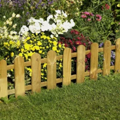 Forest - Picket Fence Edging - Alton Garden Centre -Garden Strimmers Shop FPT1M 1 1