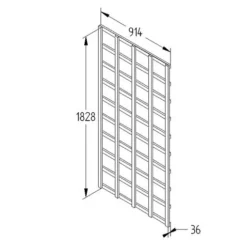 Forest - Heavy Duty Trellis 183 X 91cm - Alton Garden Centre 7 Forest - Heavy Duty Trellis 183 X 91cm - Alton Garden Centre -Garden Strimmers Shop FT63 5 1 1