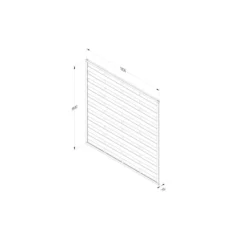 Forest - Decorative Flat Top Fence Panel 6ft X 6ft - Alton Garden Centre 7 Forest - Decorative Flat Top Fence Panel 6ft X 6ft - Alton Garden Centre -Garden Strimmers Shop FTP18 4 1024x1024 1