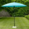 Norfolk Leisure - Geisha 2.7m Parasol - Aqua - Alton Garden Centre