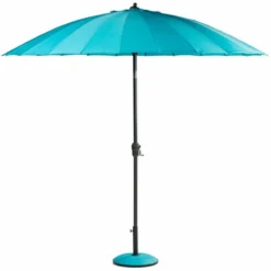 Norfolk Leisure - Geisha 2.7m Parasol - Aqua - Alton Garden Centre -Garden Strimmers Shop Garden Must Haves 84607 1 MAIN 1500x1500 1