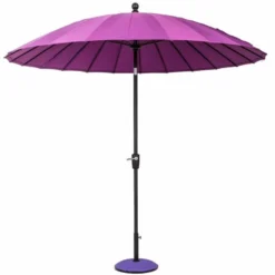 Norfolk Leisure - Geisha 2.7m Parasol - Purple - Alton Garden Centre -Garden Strimmers Shop Garden Must Haves 84609 1 MAIN 1500x1500 1