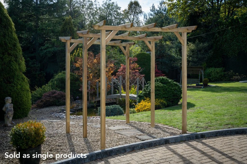Forest - Hanbury Single Flat Top Arch - Alton Garden Centre 6 Forest - Hanbury Single Flat Top Arch - Alton Garden Centre - Image 6