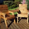 Charles Taylor: Twin Angled Companion Seat - Alton Garden Centre