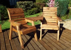 Charles Taylor: Twin Angled Companion Seat - Alton Garden Centre