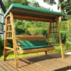 Charles Taylor: Dorset Three Seater Swing Green - Alton Garden Centre