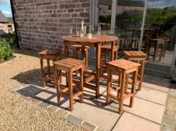 Charles Taylor: Alfresco Bar Set Six Seater - Alton Garden Centre