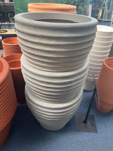 Morroccan Planter Medium 58cm - Stone - Alton Garden Centre 2 Morroccan Planter Medium 58cm - Stone - Alton Garden Centre - Image 2