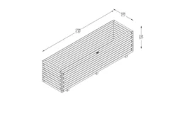 Forest - Lomello Planter - Alton Garden Centre -Garden Strimmers Shop LOMPL 3 1