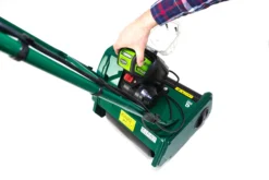 Allett Liberty 30 12" Battery Cylinder Mower - Alton Garden Centre -Garden Strimmers Shop Liberty 30 battery in 1024x1024@2x