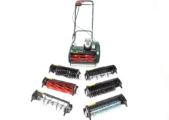 Allett Liberty 43 17" Battery Cylinder Lawnmower - Alton Garden Centre -Garden Strimmers Shop Liberty 43 6xcartridges 1024x1024@2x