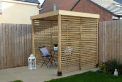 Forest - Modular Pergola With 3 Side Panel Pack - Alton Garden Centre