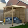 Forest - Modular Pergola With 2 Side Panel Pack - Alton Garden Centre
