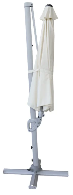 Hartman- Pacific 3m Round Cantilever - Dove - Alton Garden Centre -Garden Strimmers Shop Pacific Cantilever Parasol Closed Dove scaled 1