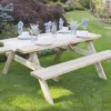 Forest - Rectangular Picnic Table Large - Alton Garden Centre