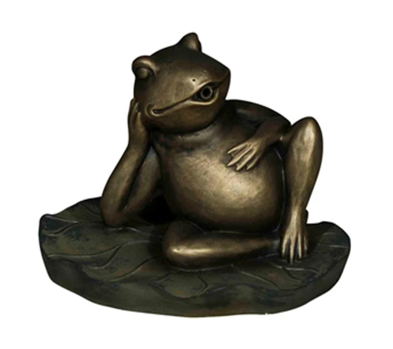 Bermuda: Relaxed Frog Ornamental Pond Spitter - Alton Garden Centre 1 Bermuda: Relaxed Frog Ornamental Pond Spitter - Alton Garden Centre