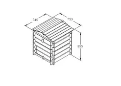 Forest - Beehive Compost Bin - Alton Garden Centre -Garden Strimmers Shop SBHC 4 1