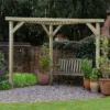 Forest - Slatted Corner Pergola - Alton Garden Centre