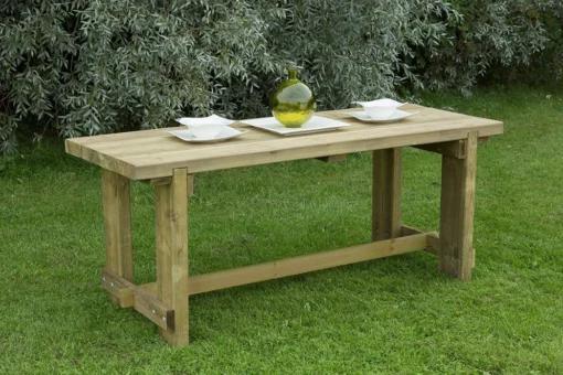Forest - Refectory Table 1.8m - Alton Garden Centre -Garden Strimmers Shop STABLE18 1 1