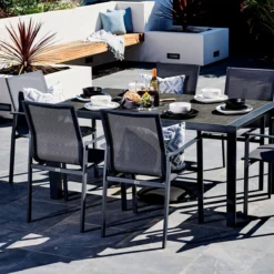 Supremo - Livorno 6 Seat Dining Set - Alton Garden Centre -Garden Strimmers Shop SUP204 3