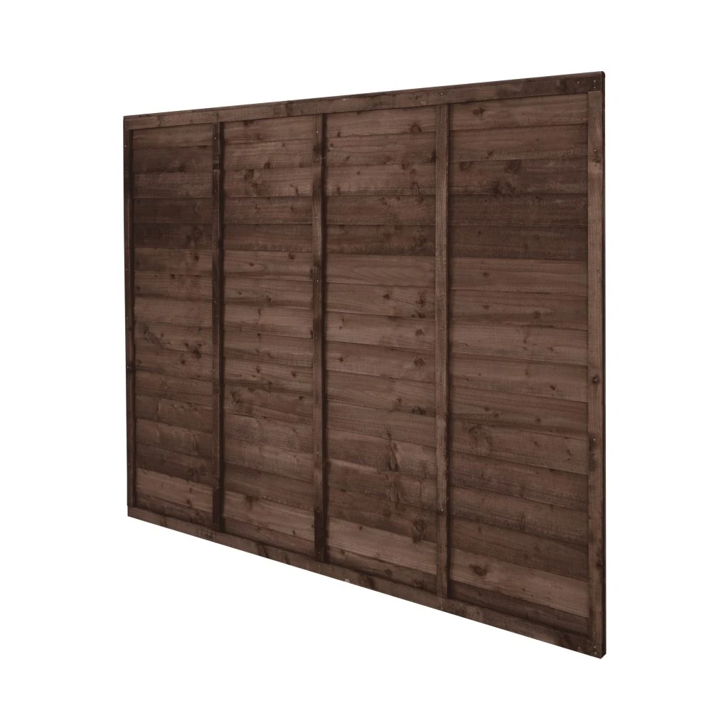 Forest - Pressure Treated Superlap Fence Panel Brown 6ft X 5ft (1.83m X 1.52m) - Alton Garden Centre 3 Forest - Pressure Treated Superlap Fence Panel Brown 6ft X 5ft (1.83m X 1.52m) - Alton Garden Centre - Image 3