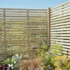 Forest - Pressure Treated Contemporary Slatted Fence Panel 5ft (1.8m X 1.5m) - Alton Garden Centre