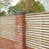 Forest - Pressure Treated Contemporary Double Slatted Fence Panel 1.8m X 0.9m - Alton Garden Centre