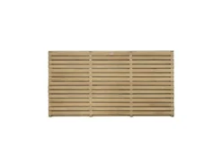 Forest - Pressure Treated Contemporary Double Slatted Fence Panel 1.8m X 0.9m - Alton Garden Centre -Garden Strimmers Shop VENHHM3 3