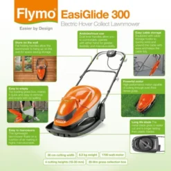 Flymo Easi Glide 300 Electric Hover Collect Mower - Alton Garden Centre -Garden Strimmers Shop YQ 598577 11 square