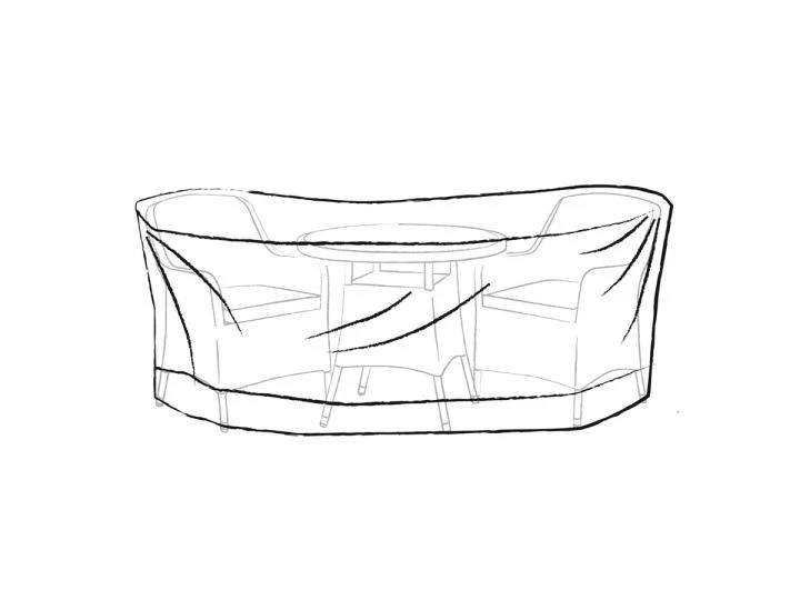 Bramblecrest - Rattan Round Bistro Table Set Cover - Alton Garden Centre 1 Bramblecrest - Rattan Round Bistro Table Set Cover - Alton Garden Centre