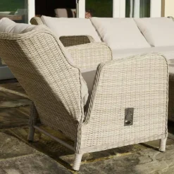 Bramblecrest Chedworth 3 Seat Reclining Sofa Set | Alton Garden Centre -Garden Strimmers Shop bramblecrest chedworth sandstone reclining armchair