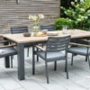 Kettler - Elba 6 Seat Dining Set Grey - Alton Garden Centre